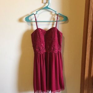 Homecoming dress, size 5, only worn once!!